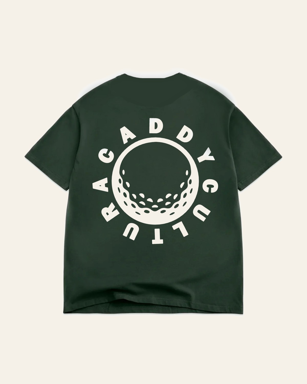 Fore The Culture Tee in forest green, back
